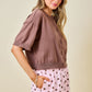 Dorothy Chocolate Cardigan