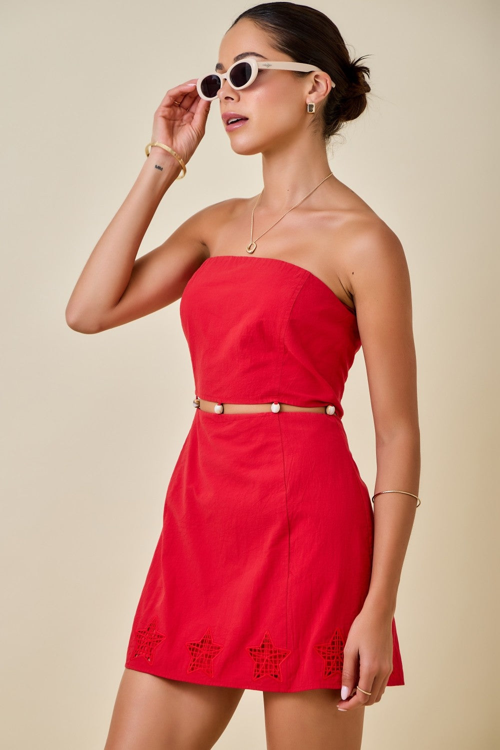 Dolly Red Star Dress