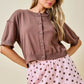 Dorothy Chocolate Cardigan