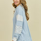 Lucy Blue Floral Sweatshirt