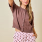 Dorothy Chocolate Cardigan