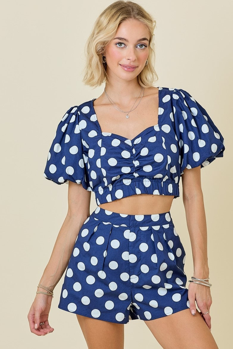 Debby polka dot shorts