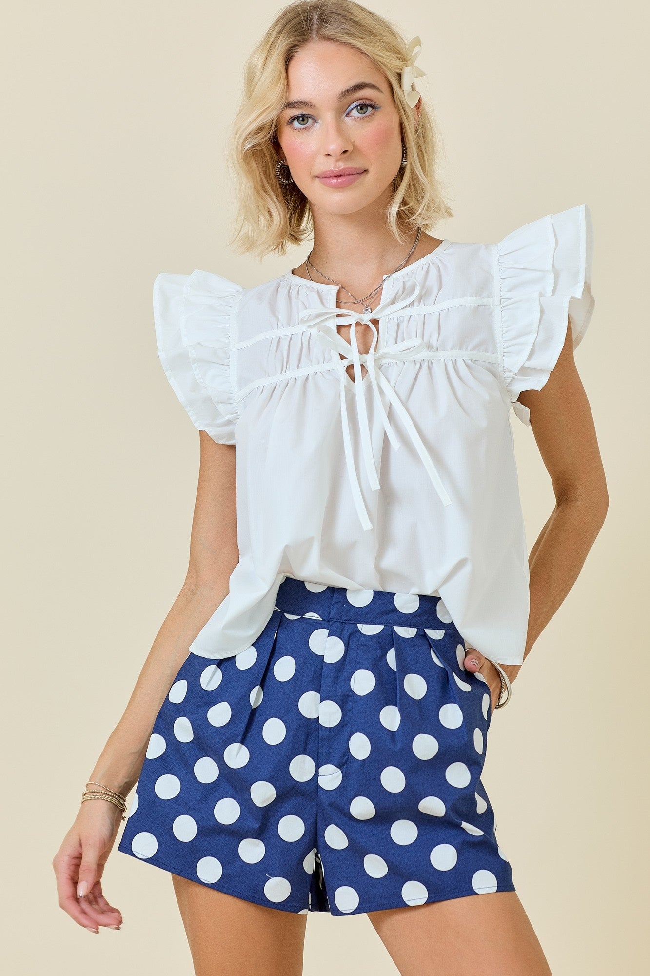 Debby polka dot shorts