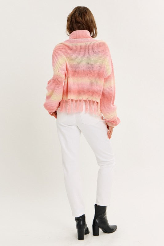 Iris Peach Sweater
