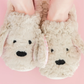Puppy Love Plush Dog Slippers