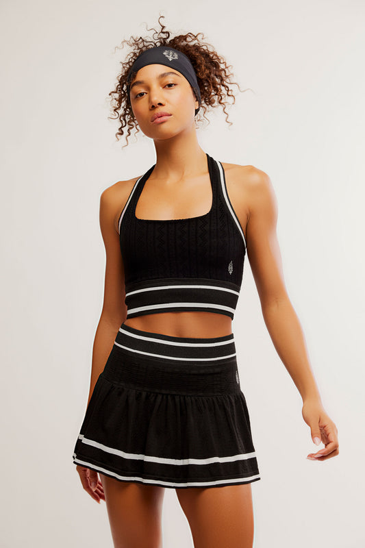 ADVANTAGE SET / BLACK/ WHITE STRIPE