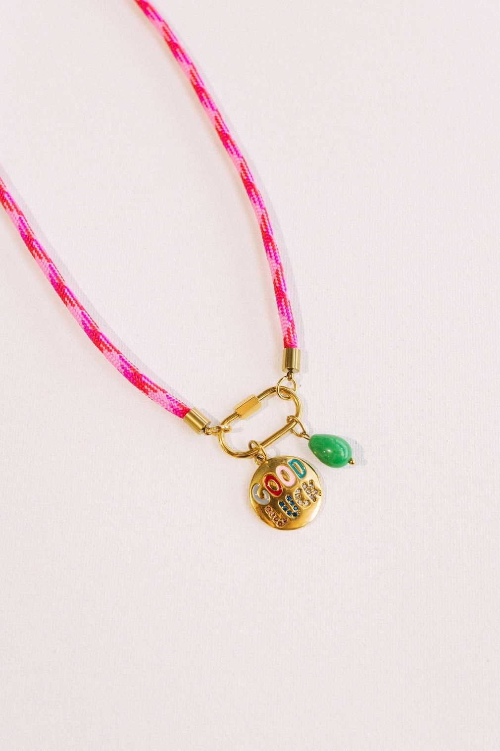 Good Luck Babe Cord Necklace