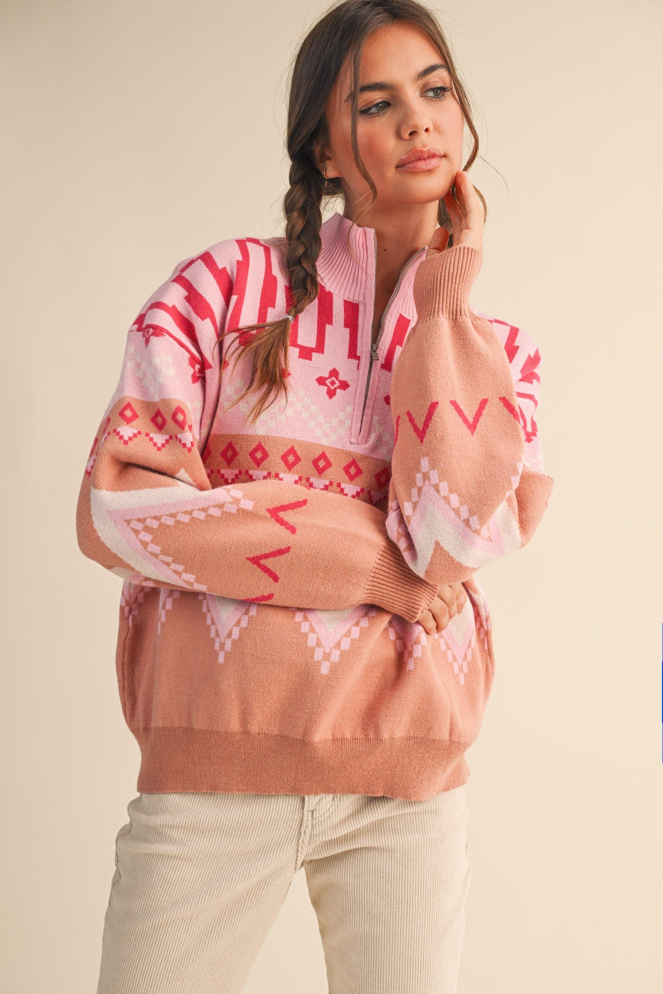 Miranda Half Zip Pullover