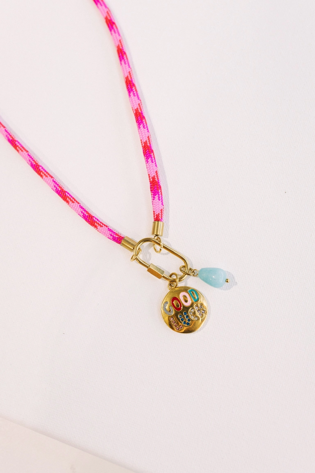 Good Luck Babe Cord Necklace