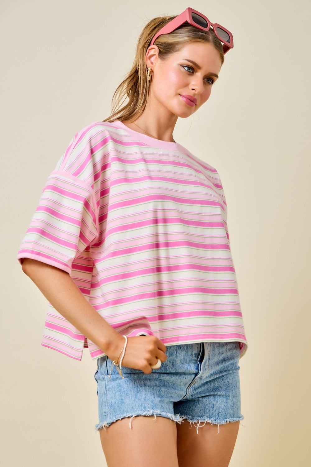 Daisy Pink Multi Sweatshirt Top