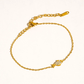 MULTIPLE STYLES Quincee 18K Gold Non-Tarnish Summer Ocean Cz Bracelet