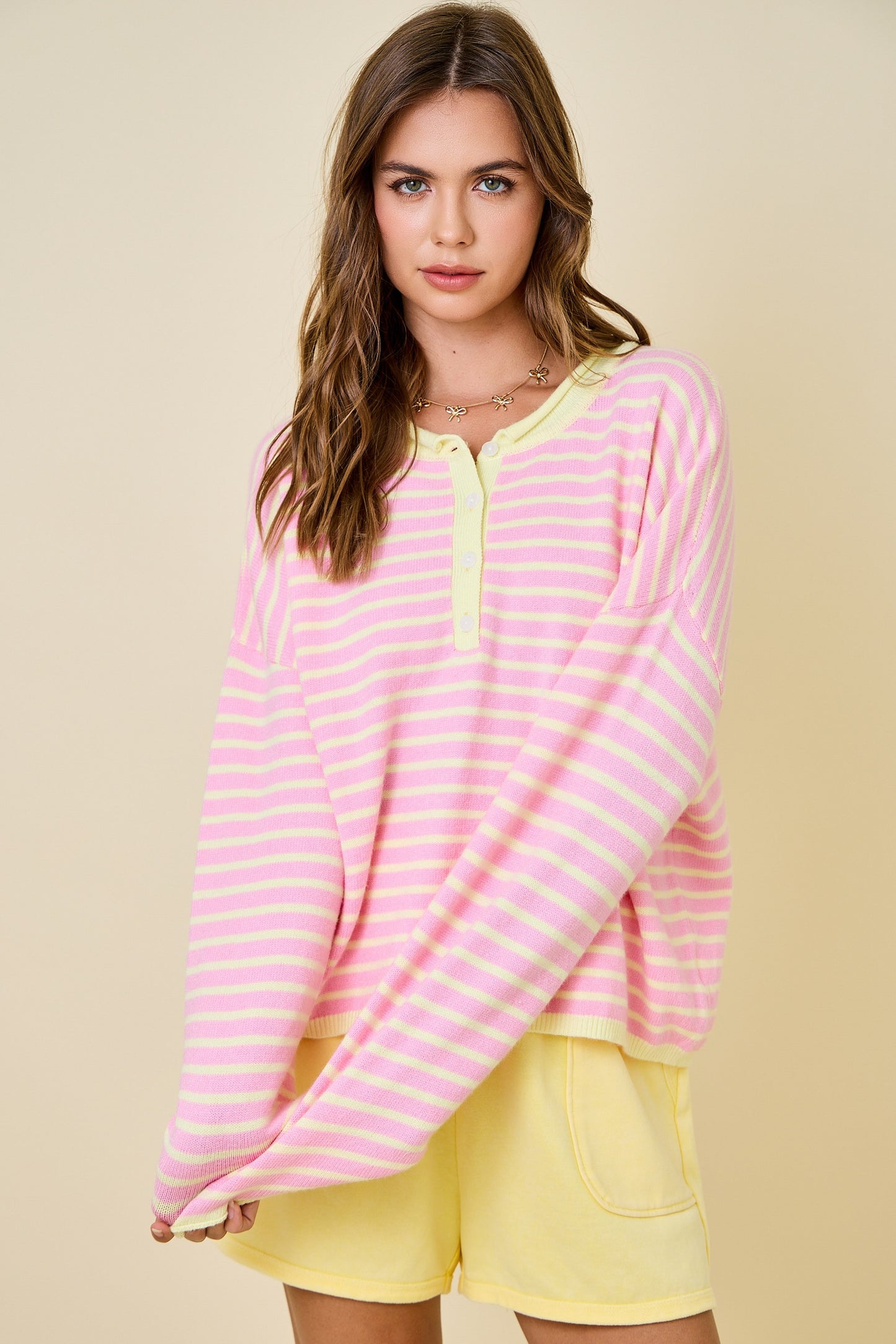 Donna Pink Lemonade Top