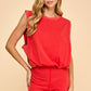 Teresa Red Romper