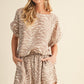 Kayla Taupe Animal Print Set