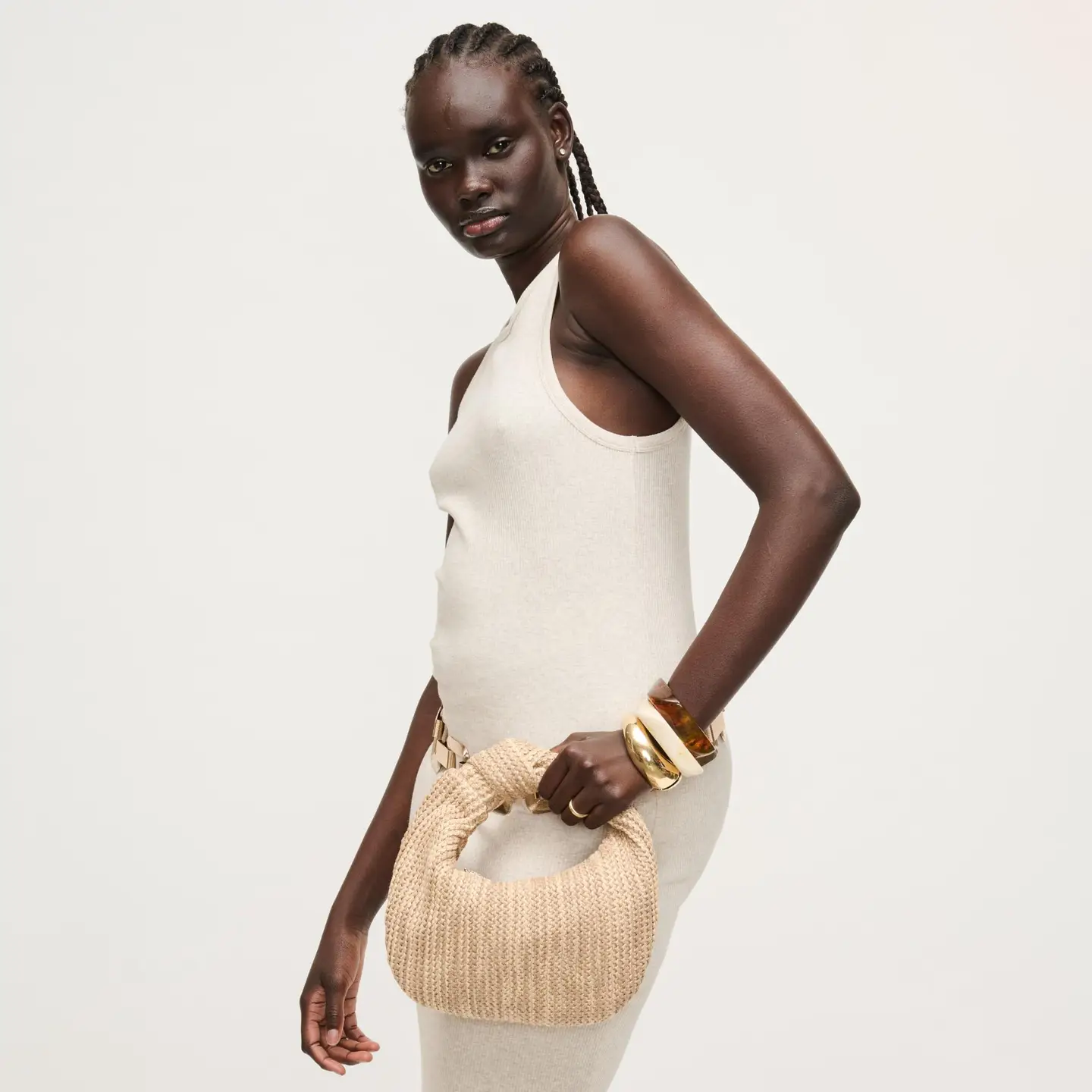 Tracy - Summer Vibes Clutch Natural Multi