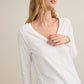 Vail LS Tee White