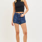 Risen High Rise Layered Hem Shorts