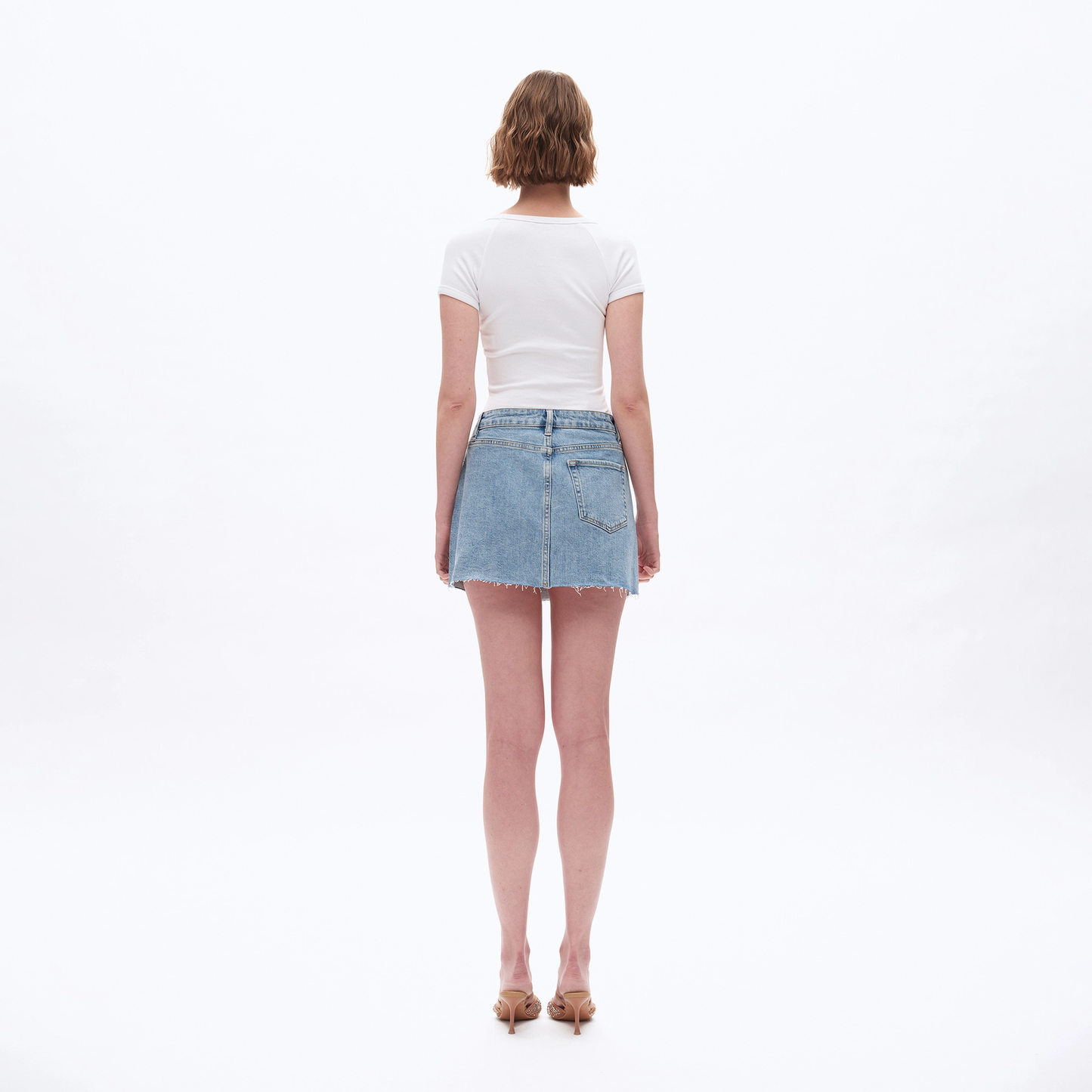 Bayeas Rhinestone Denim Skirt