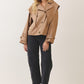 Tina  Collar Tie-front Trench Jacket