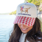 Living The American Dream - Red Gingham Hat