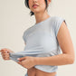 Kinsley Blue Crossover Top