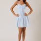 Lily Blue Gingham Dress