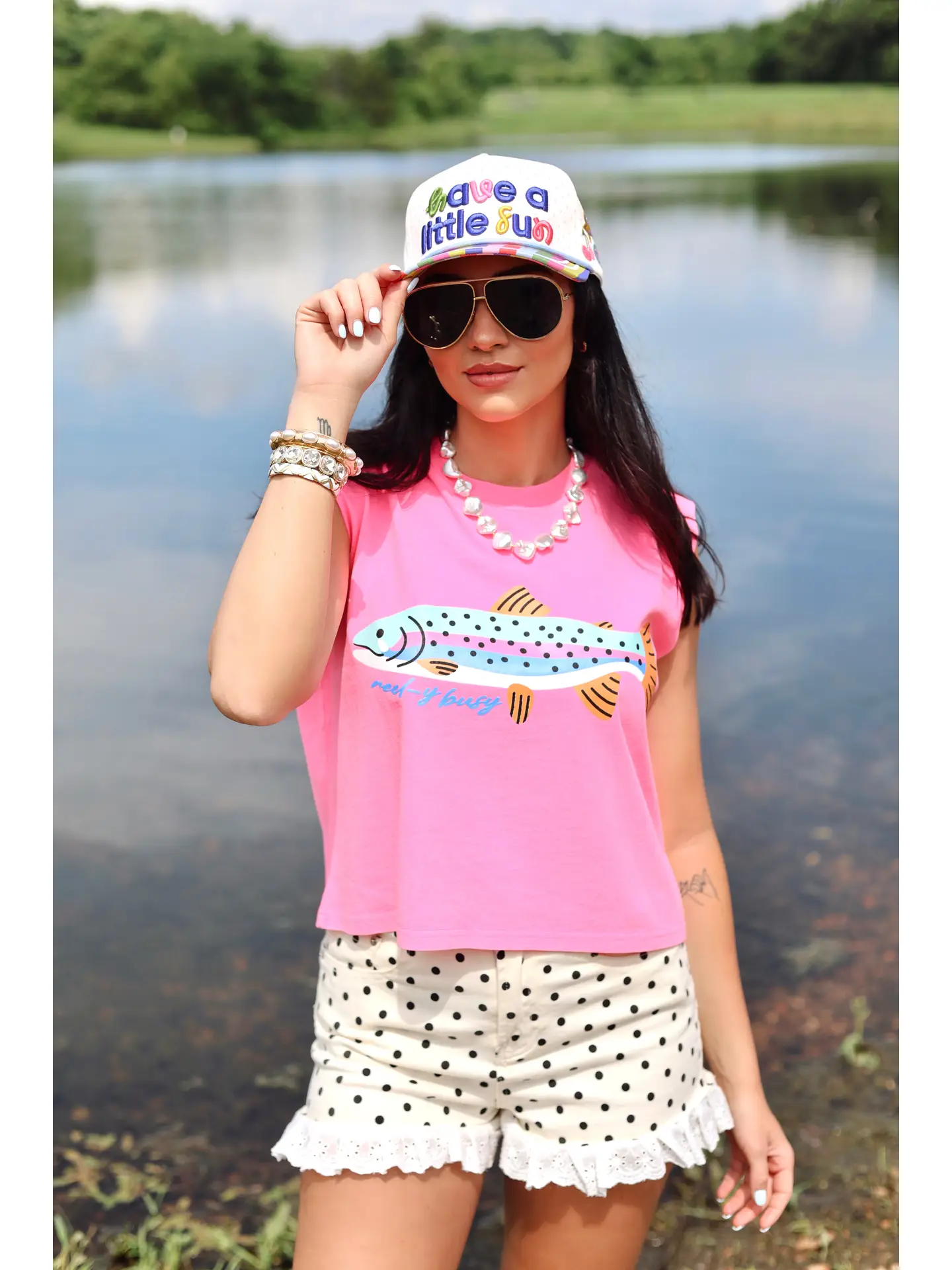 Reel Cute Rainbow Trout Tank