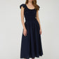Bella Navy Midi Dress