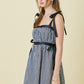Diana Black Gingham Dress