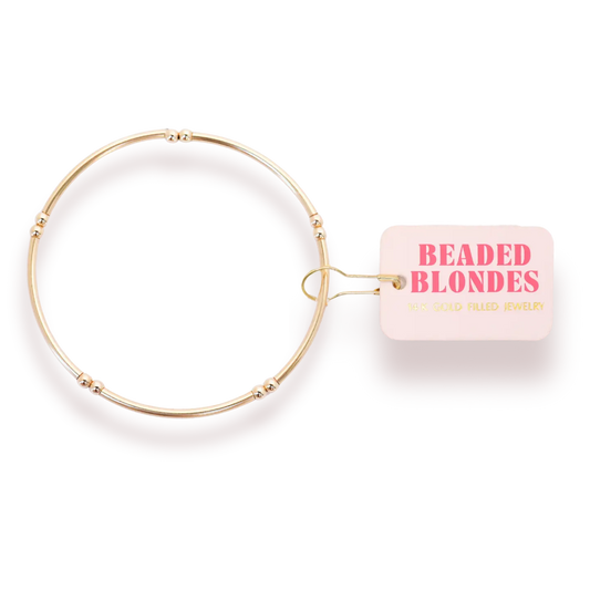 Mollie Bar Bracelet in Gold Standard 6.75 inch