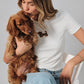 Sam White Dog Tee