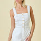 Daniela White Romper