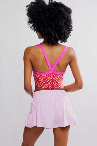 FP MOVEMENT ALL CLEAR CAMI JACQUARD / FUCHSIA FLIRT GEO CO
