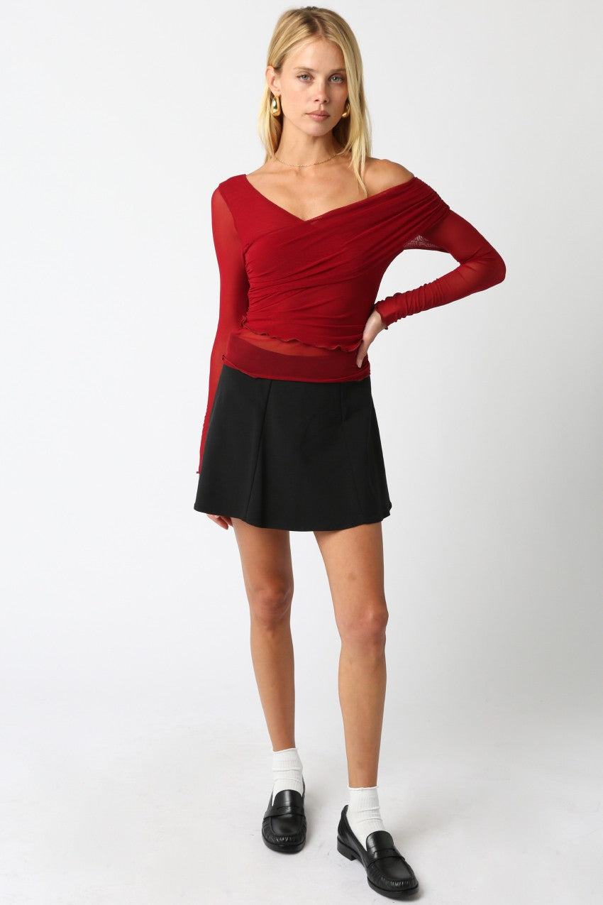 Krista Mesh Top