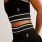ADVANTAGE SET / BLACK/ WHITE STRIPE