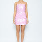 Fiona Pink Mini Dress