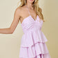 Dallas Lilac Pink Stripe Dress