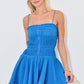 Dana Tiered Mini Dress Azure