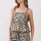 Tina Zebra Set Top