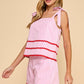 Talia Pink Gingham Top