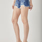 Risen High Rise Rhinestone Shorts