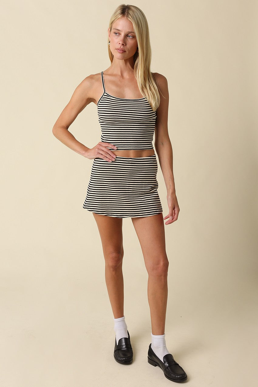 Zoey Striped Knit Set
