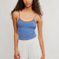 FP Movement ALL CLEAR COASTLINE CAMI / BLUE ASH COMBO
