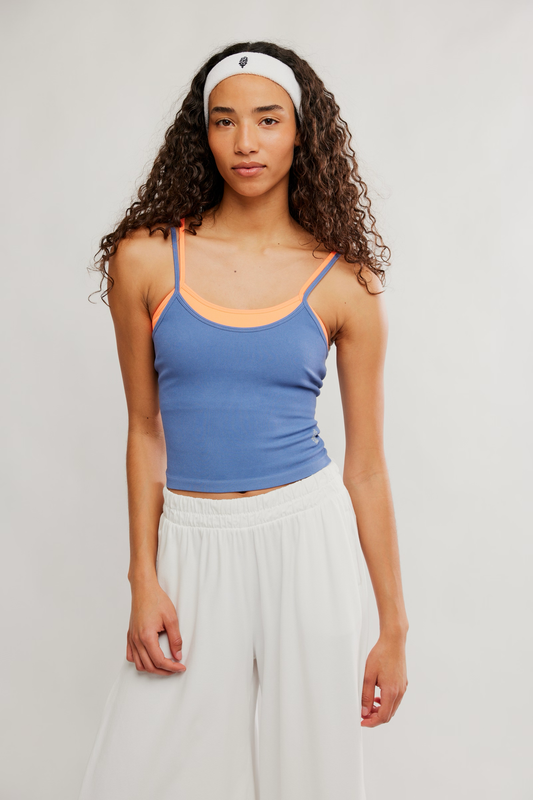 FP Movement ALL CLEAR COASTLINE CAMI / BLUE ASH COMBO
