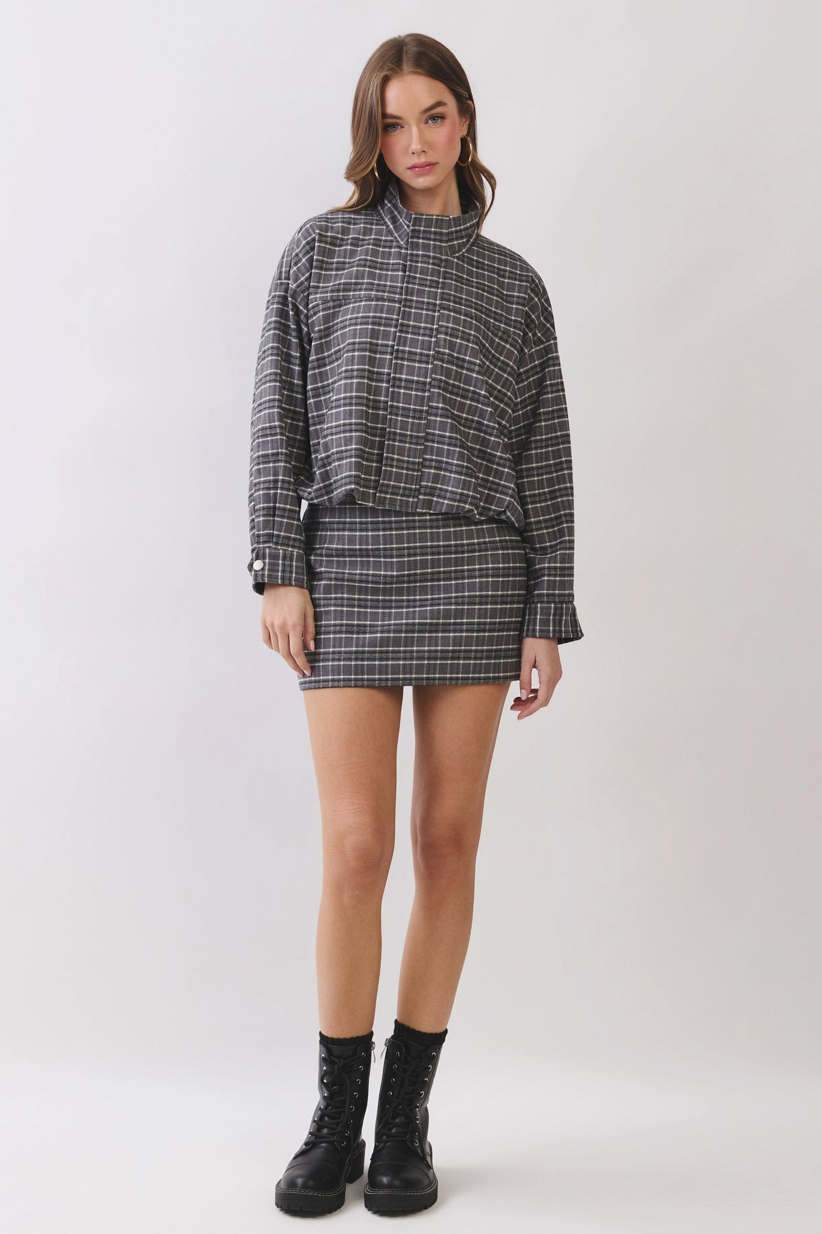 Tila Grey Set Top