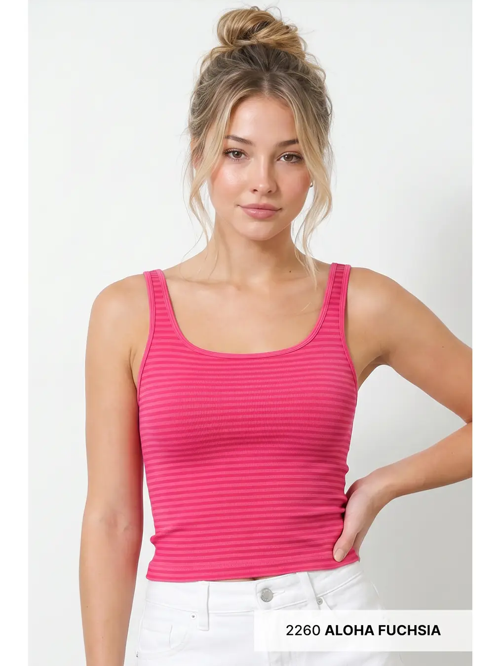 Striped Tank Top MULTIPLE COLORS