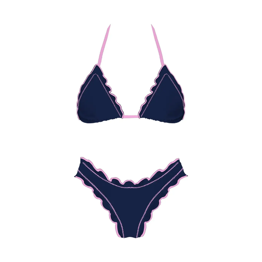 Waver Catcher Bikini Navy Bottoms