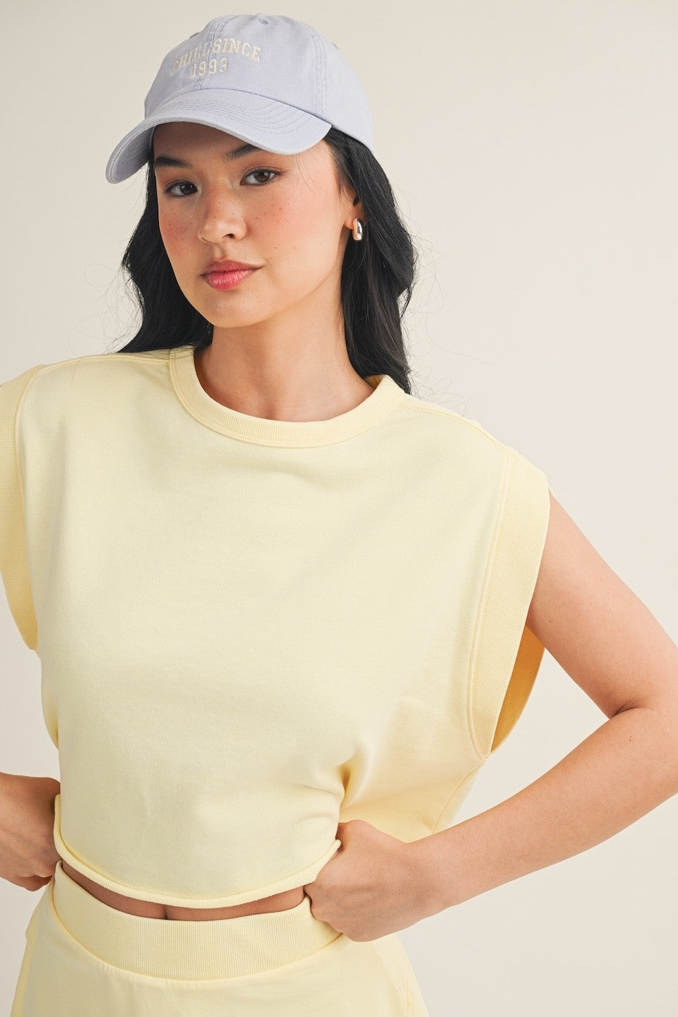 Kaia Yellow Open Back Top