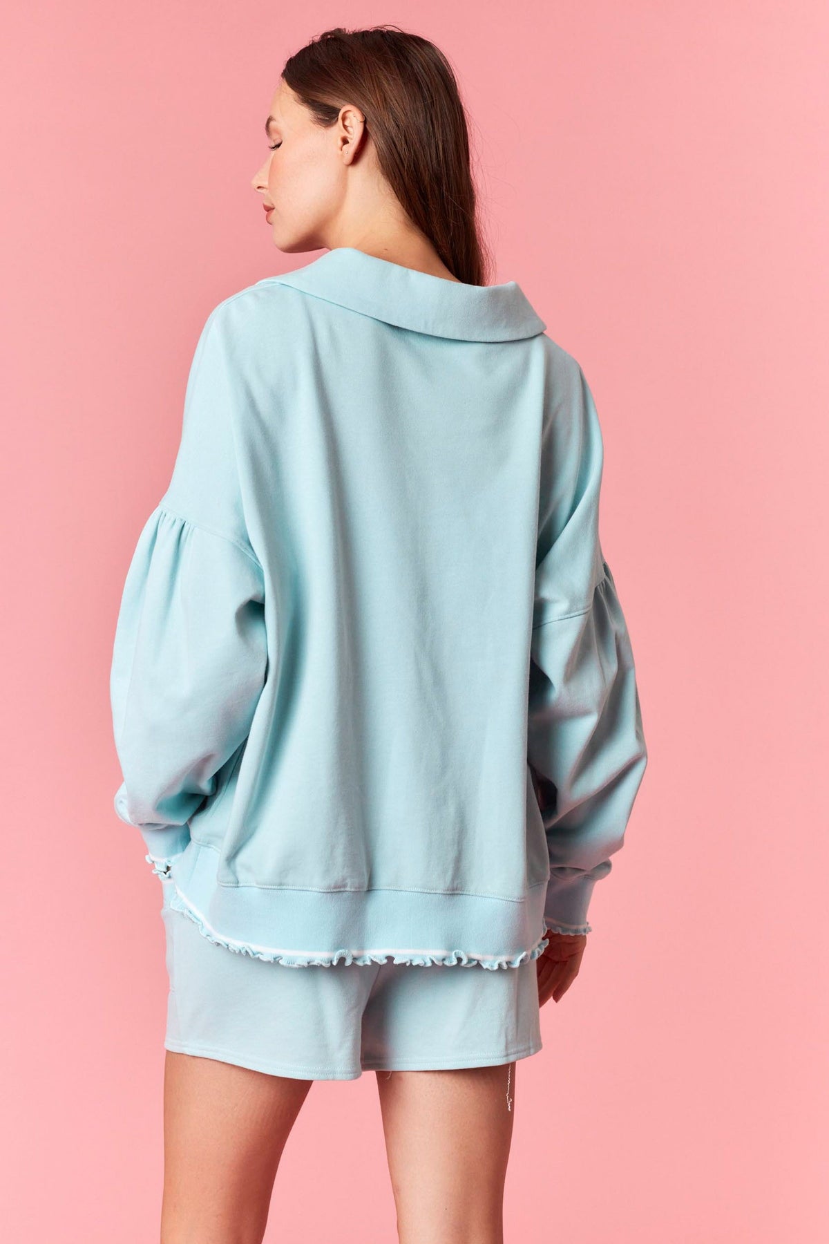 Polly Blue Sweatshirt