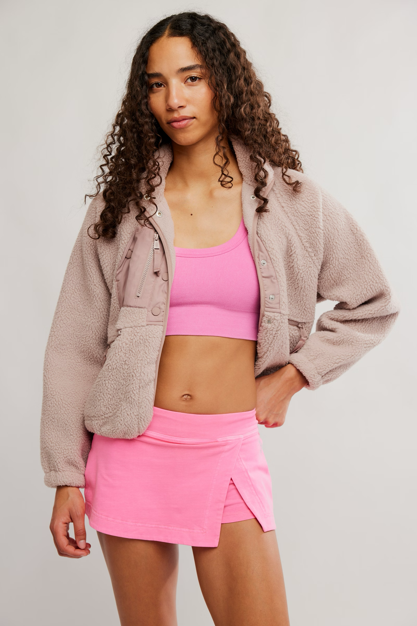 FP Movement HOT SHOT MINI SKORT / HOT PINK